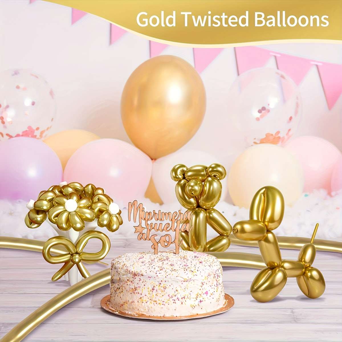 Balloon Quantity 20Pcs Golden