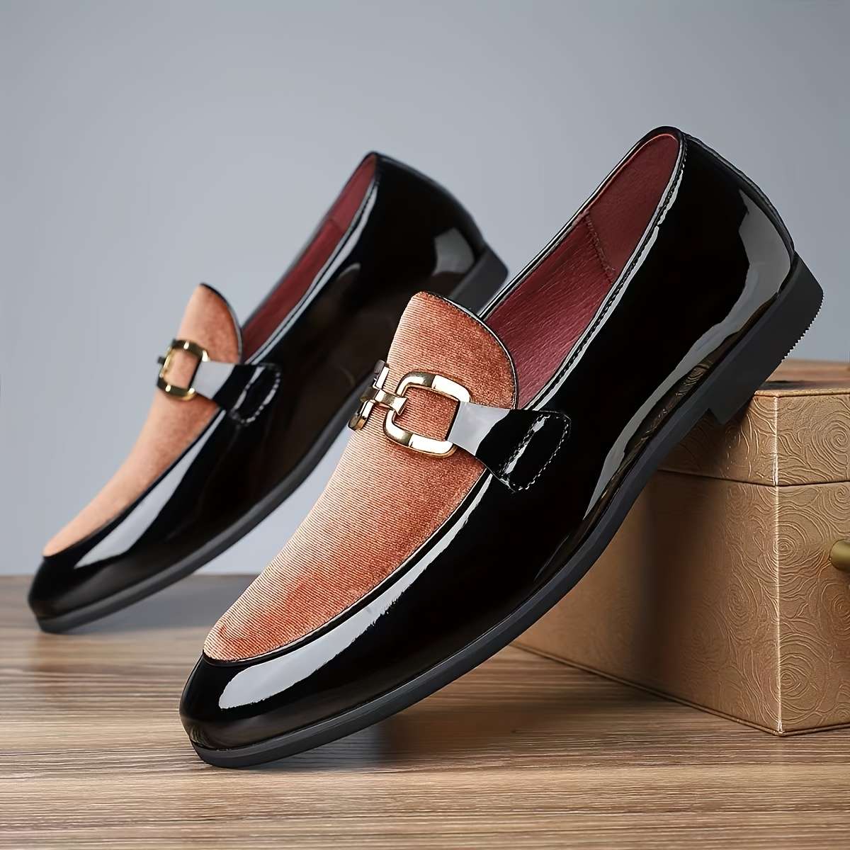 Mens Leather Shoes Color Green Sizeuk 10