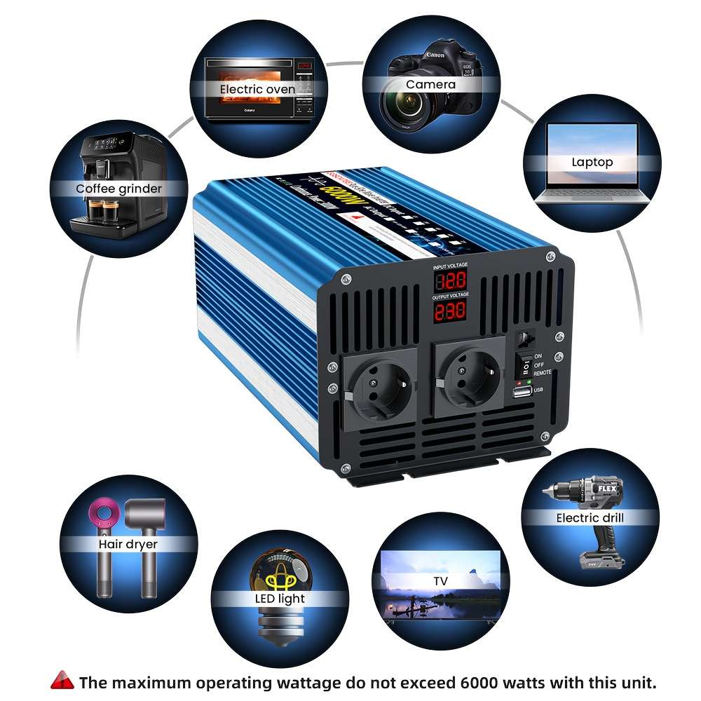 Inverter Model 24V6000W