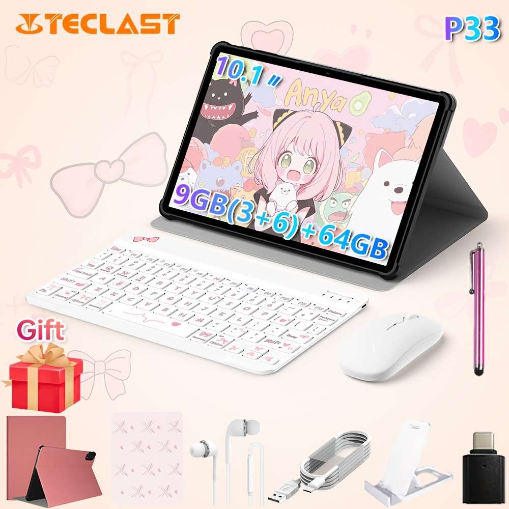 Ergonomic Teclast P33 New Tablet For Kids Expandable Storage System 10 1 Inch
