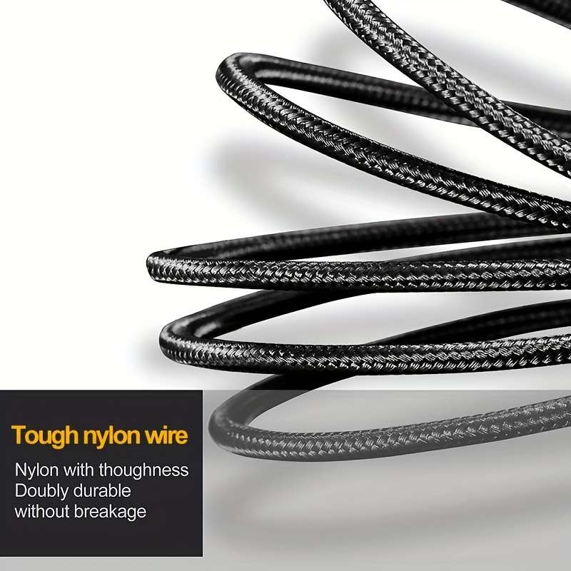 Charging Cable Color Black  Size1.2M 3.92Ft 47.24Inch