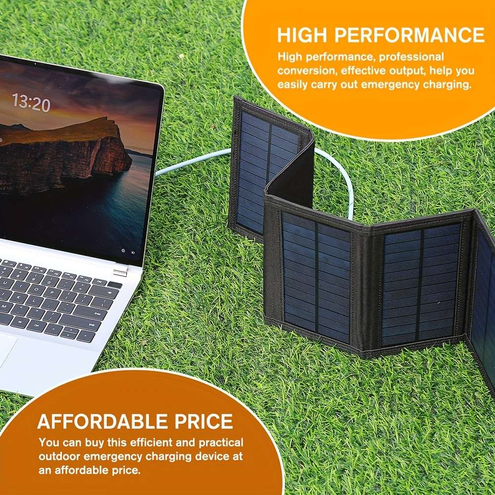Solar Panel Color Black 5 Folding 35W