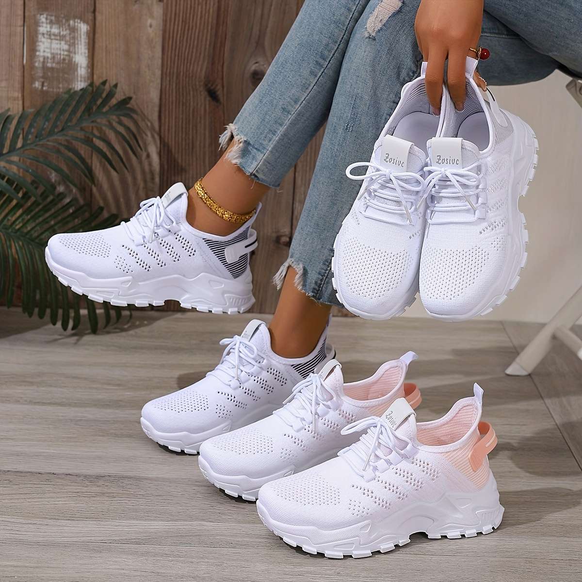 Women S Sneakers Color Light Grey Sizeuk 9
