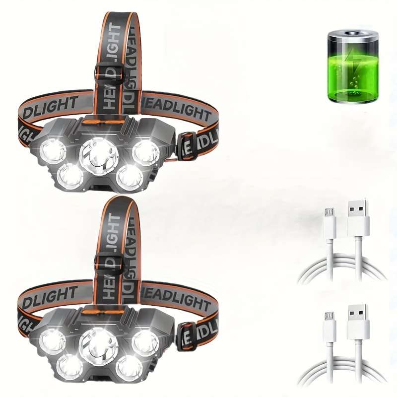 Portable Lamp Quantity Headlightx1 Add Usbx1