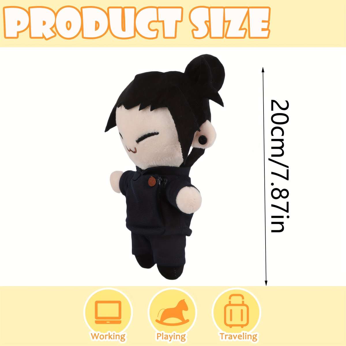 Plush Toyss Items Black Hair