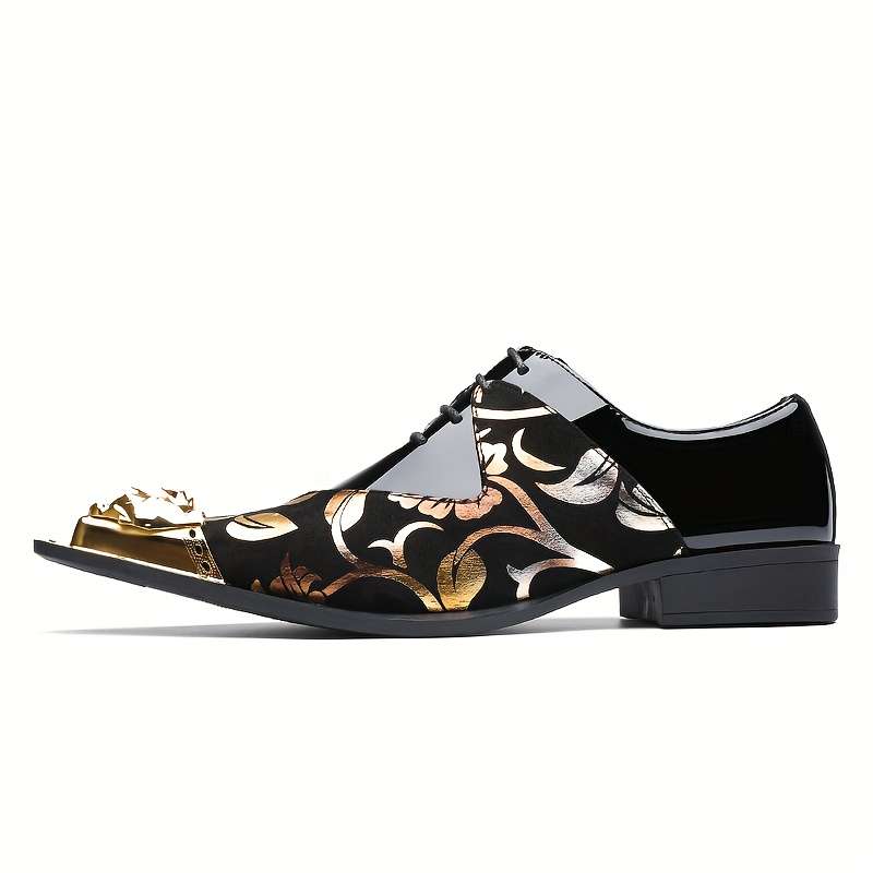 Mens Leather Shoes Color Black Sizeuk 7