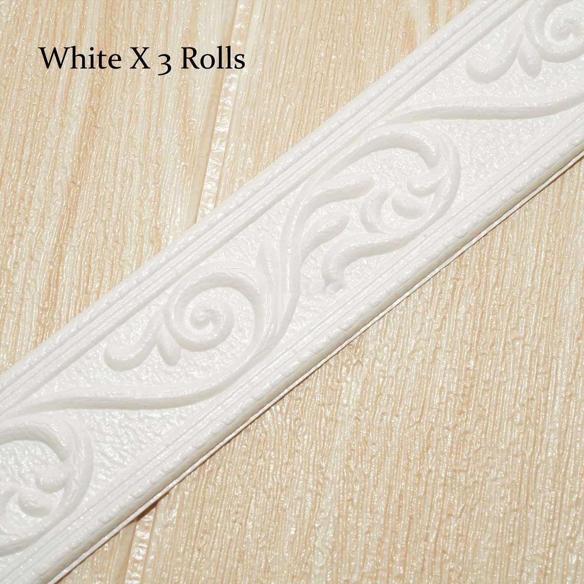 Skirting Board White Quantity 3Rolls