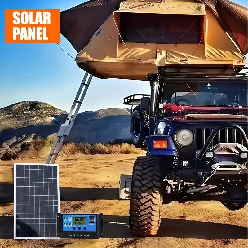 Solar Panel 2Pcs Board Add 2Pcs 80A Controller