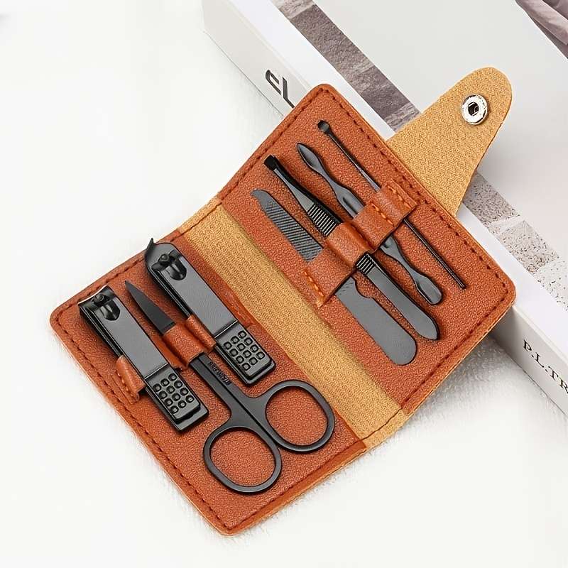 7pcs set Professional Stainless Steel Nail Clipper Set High Carbon Steel Blade Modern Style