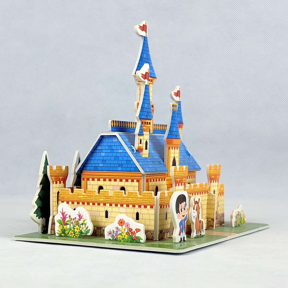 3D House Puzzle Model Model Lalx237 Sizel