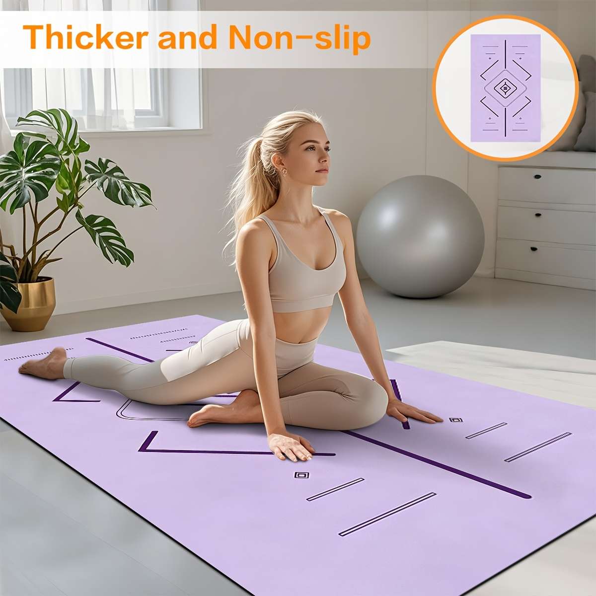 Yoga Mat 100*180Cm39.37*70.87In