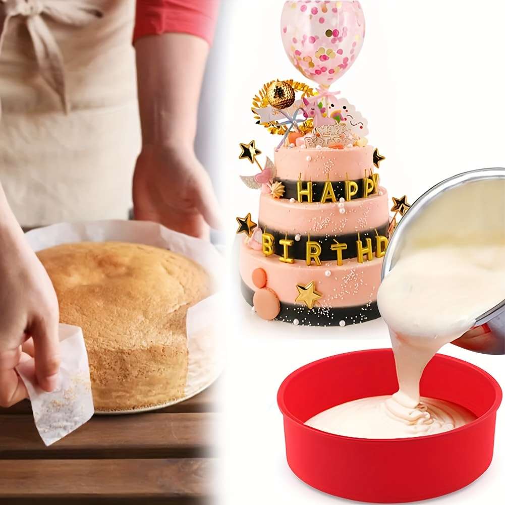 Suitable For Baking Molds Color Red Model 3Pcs