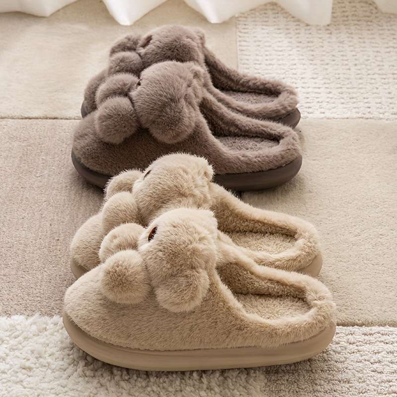 Cotton Slippers Color Bean Paste Color Sizeuk 7.5-8