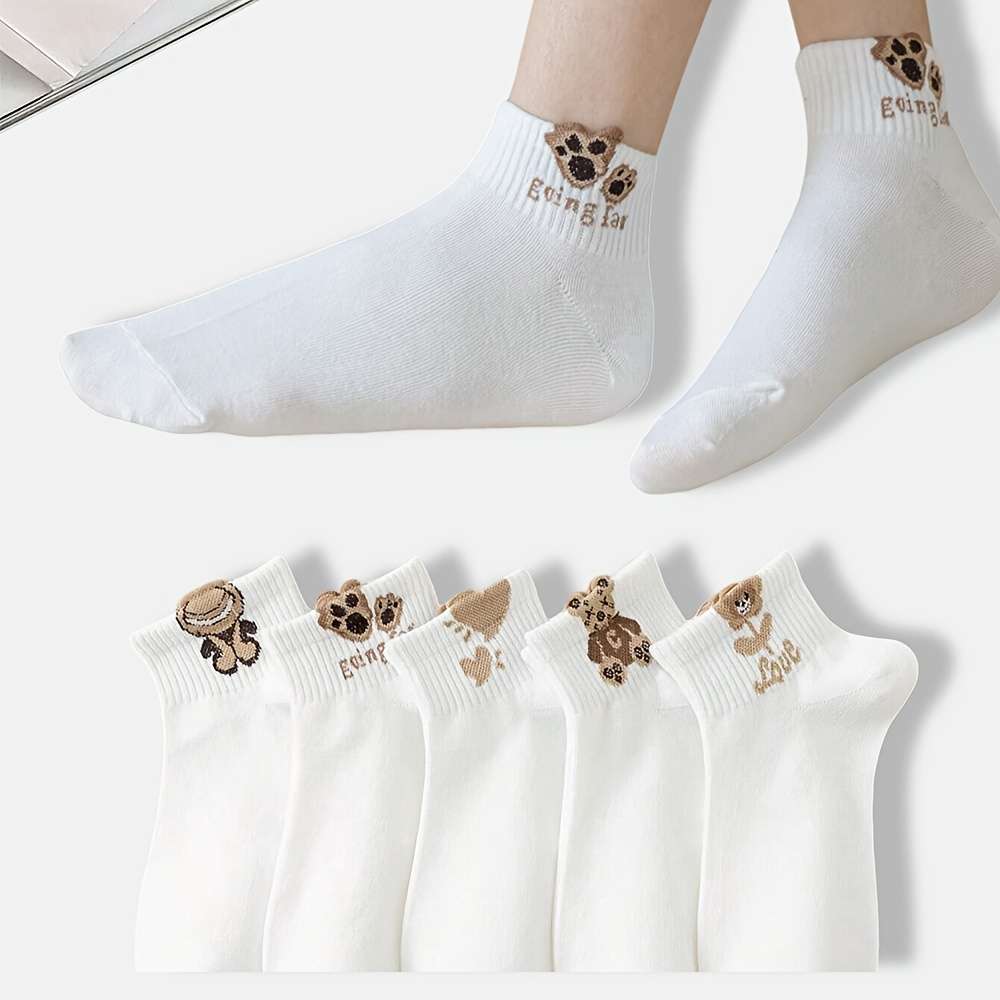 Women S Socks Size Onesize Style 5 Pairs Mixed