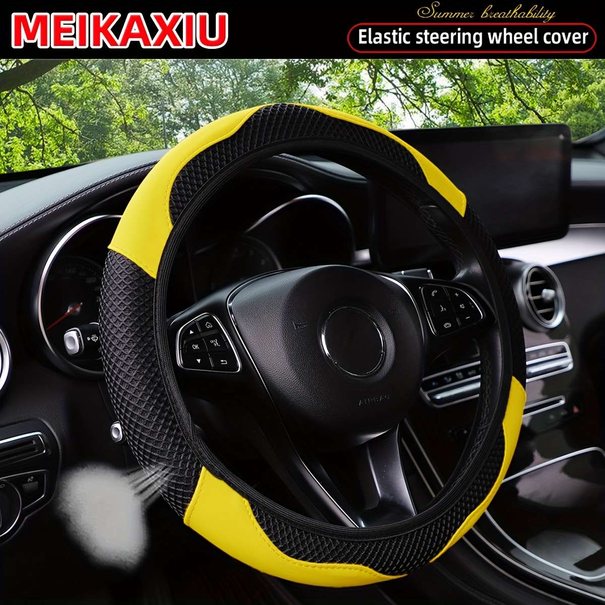 Car Steering Wheel Cover Purple