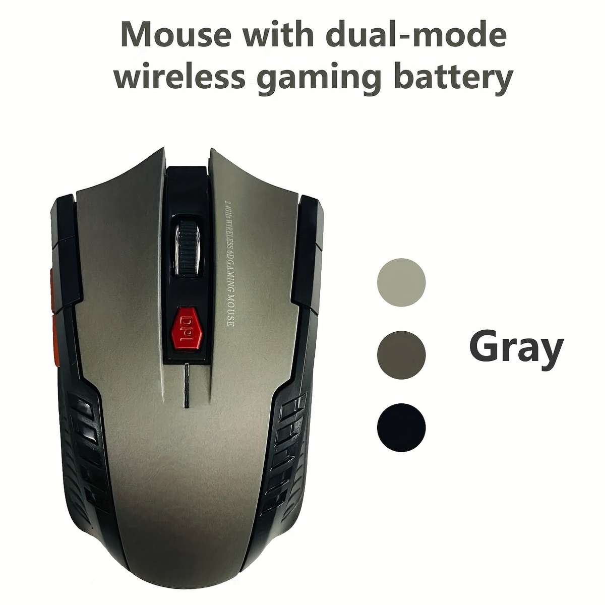 Mouse Color Red Dual Mode Battery Version Add Bluetooth Add 2.4G
