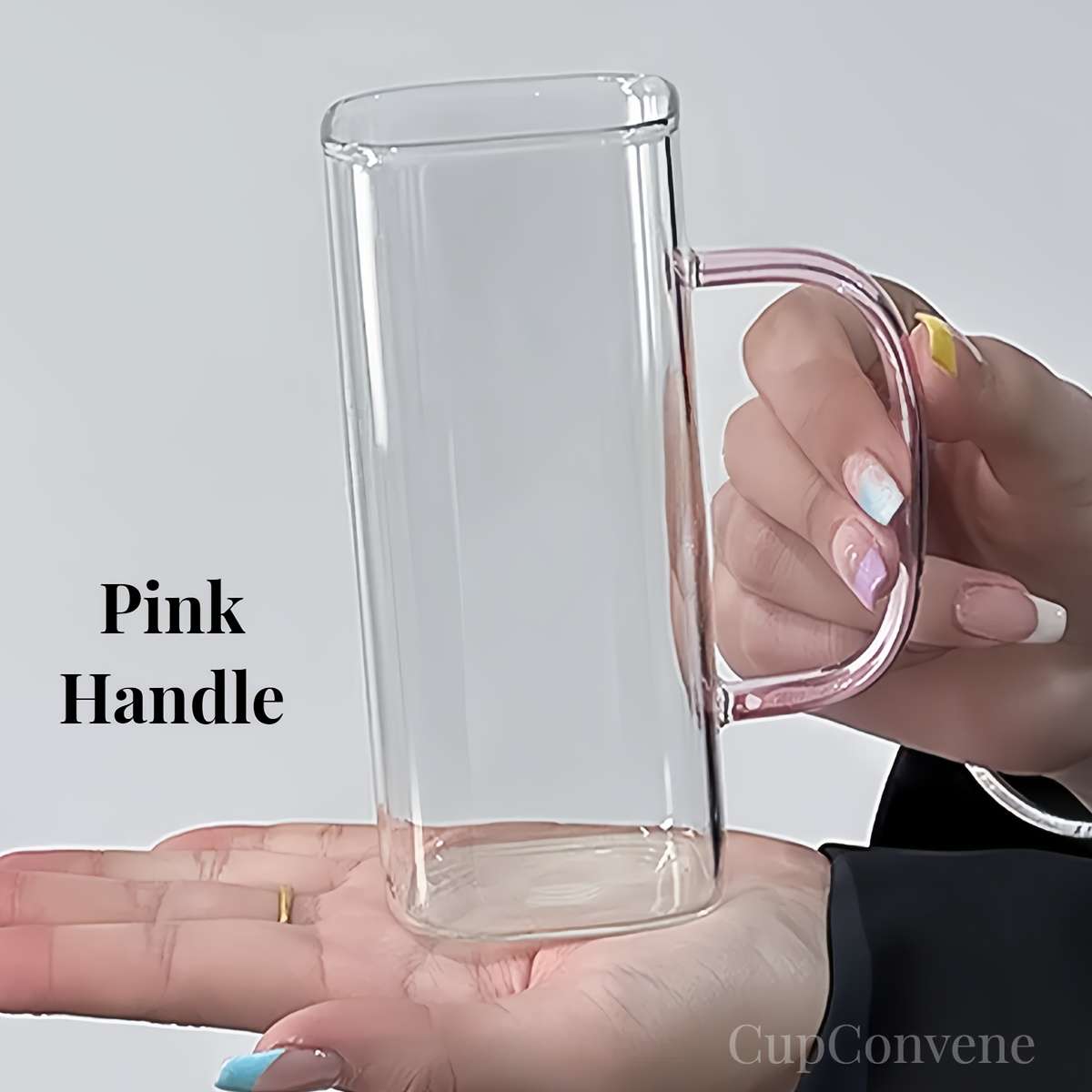 Water Cup Color Green Handle Quantity4