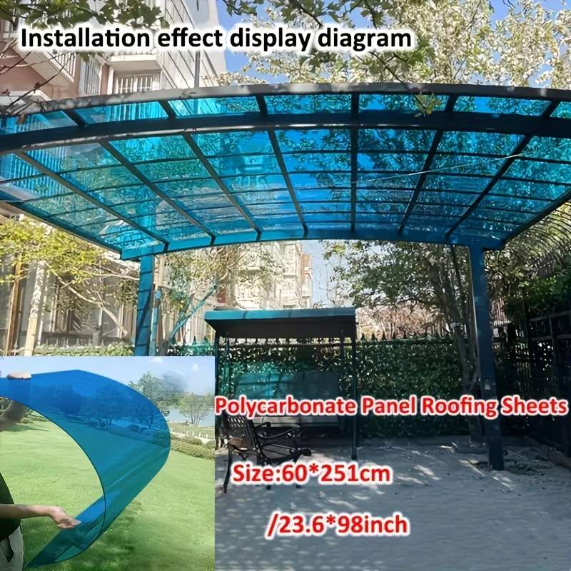 Shade Awning Color Brown 2.0*8.2Ft*1Mm