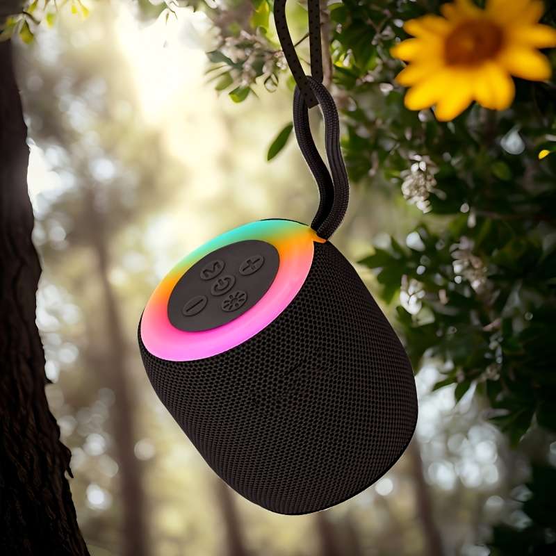 Portable Wireless Speaker Subwoofer That Can Be Used Outdoors While Cycling