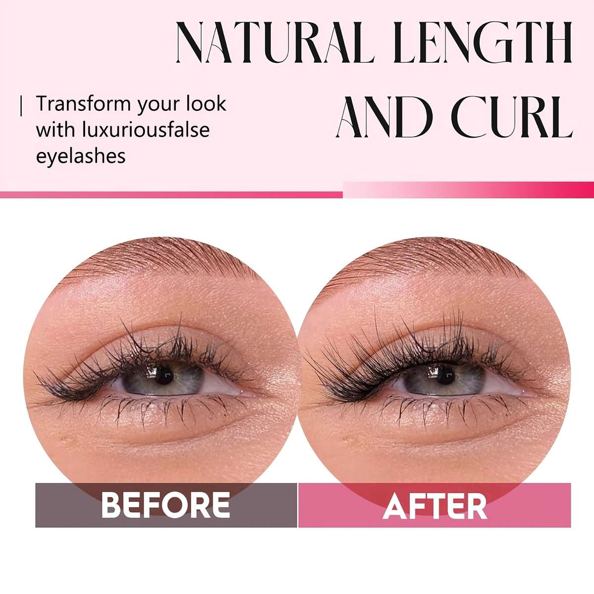 5 Pairs 3d C Curl Individual Lashes Style 5 12mm