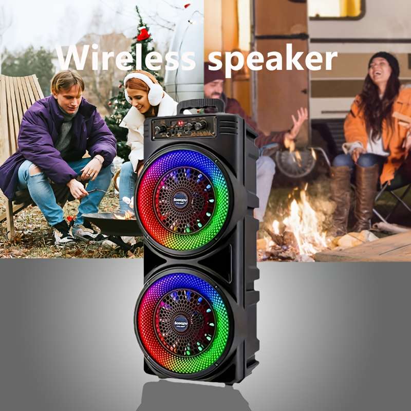 Smart Featuring Crystal Sound 8000W Karaoke Speaker With For Outdoor Party