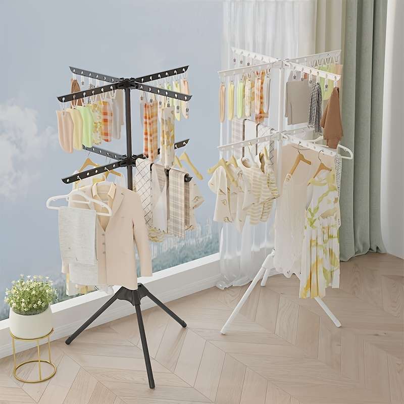Clothes Rack Grey Model 3 LayersHeight 144.5Cm56.89''