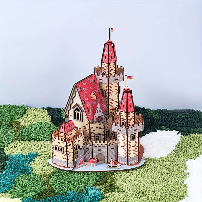 Building Toy Architectural Model Toy Set Model Fairy Tale Castle