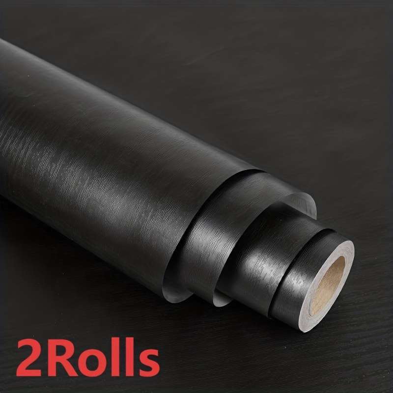 Self Adhesive Floor Stickers Ebony 40Cm Width*200Cm*2 Rolls