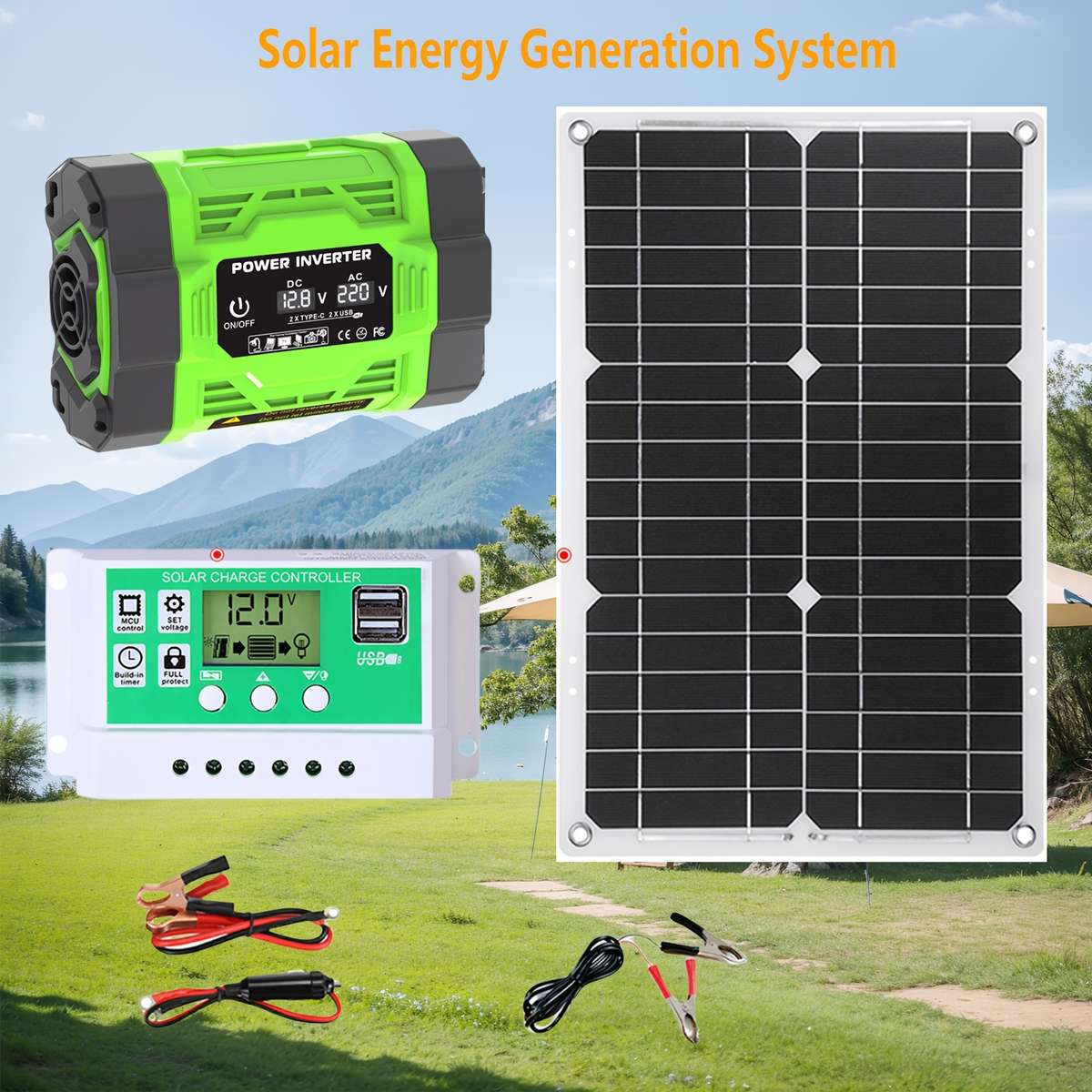 Solar Panel Model 300W Inverter
