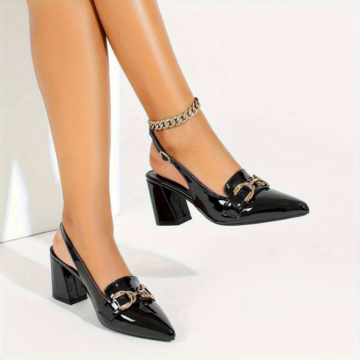 Women S High Heels Color Black Sizeuk 7.5