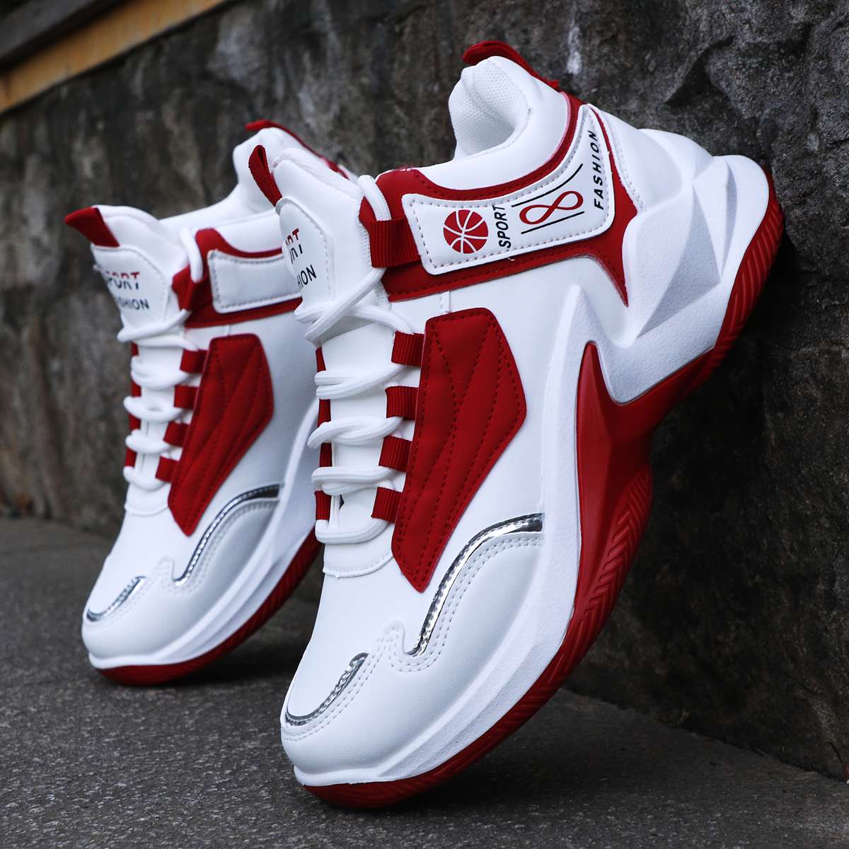 Sneakers Color Red Sizeuk 7