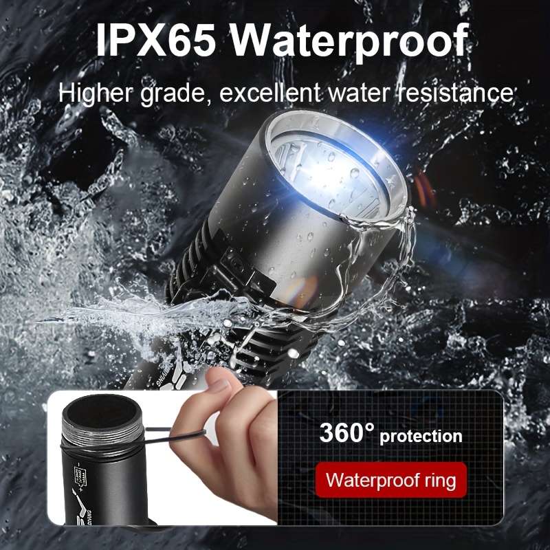 Flashlight Style 3*Led Diving Light