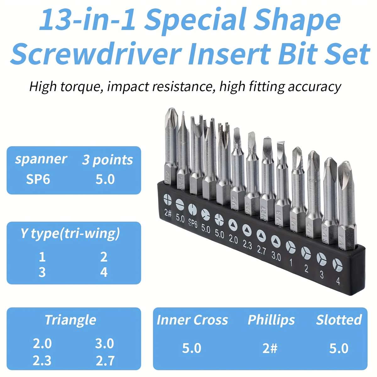 Screwdriver Bit Tool Set Items 13 Pcs Set