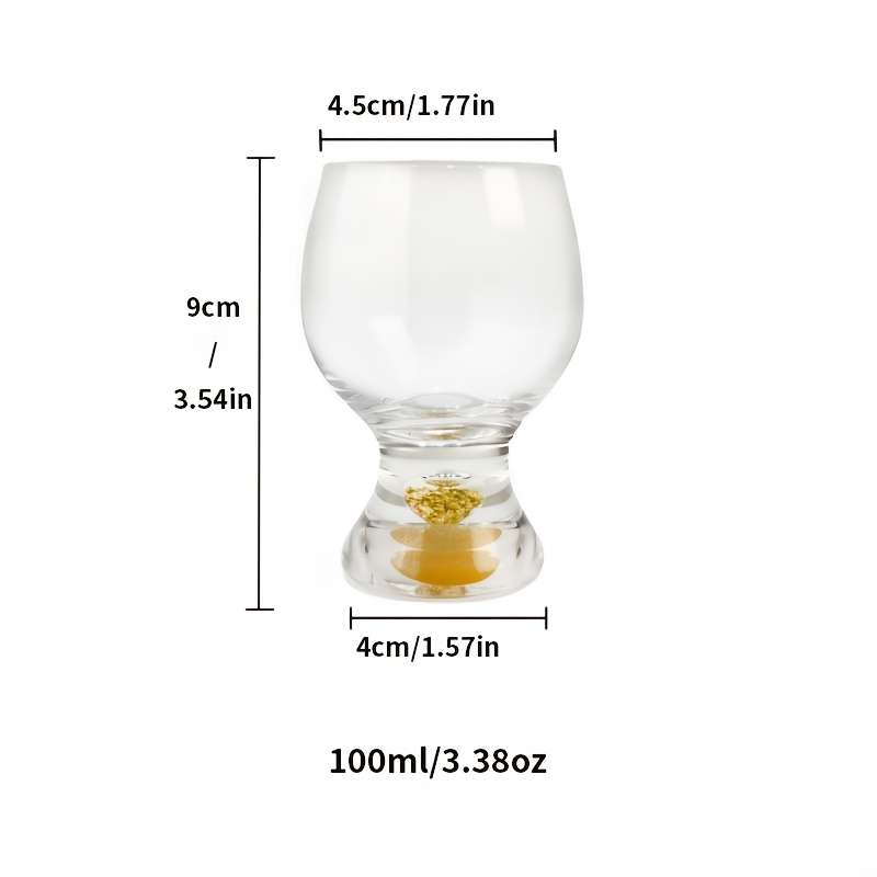 Wedding Supplies Items Mini Crystal Glass Quantity 4Pcs