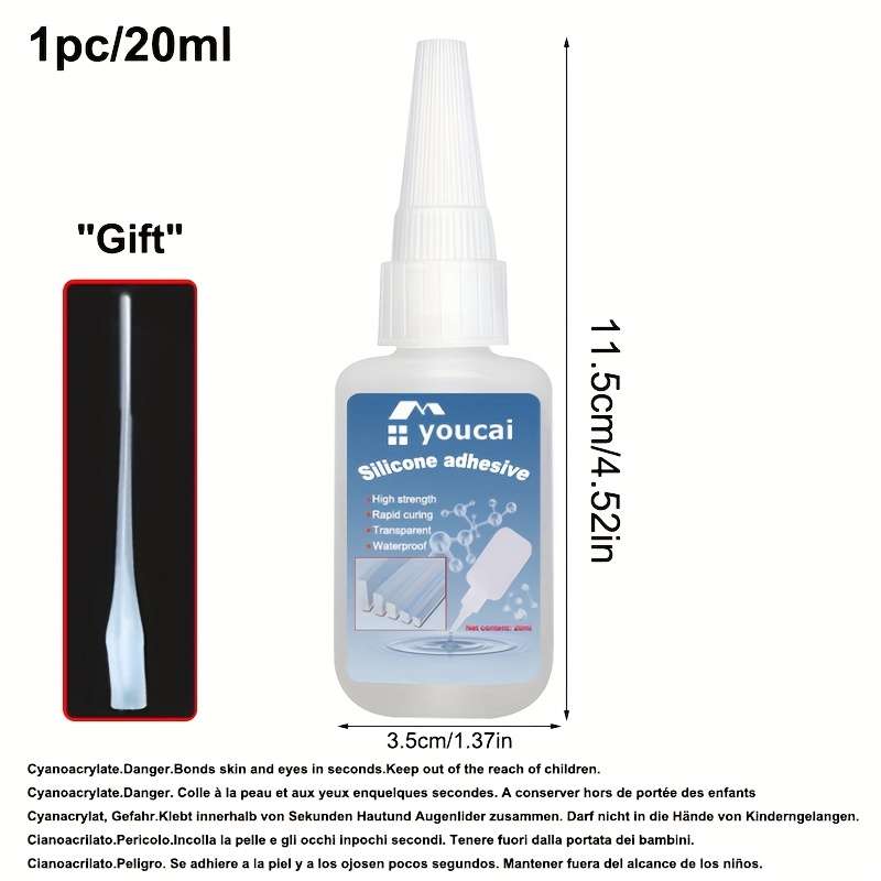 Precision Application Synthetic Polymer Strong Bonding 1Pc 20G Silicone For