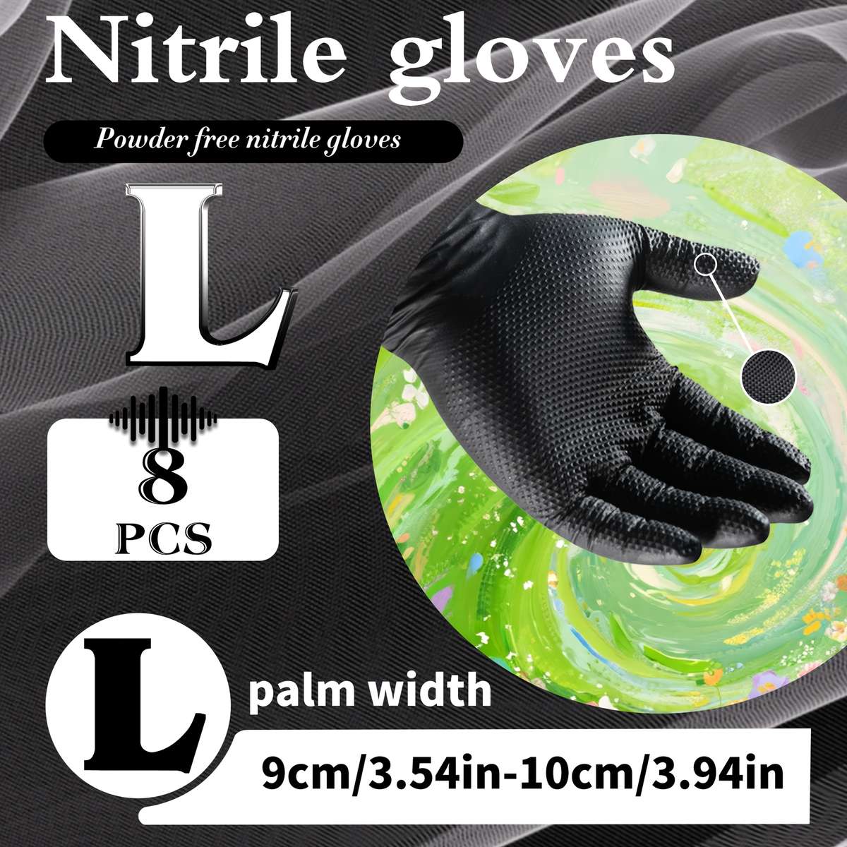 Work Gloves Size M Quantity8Pcs