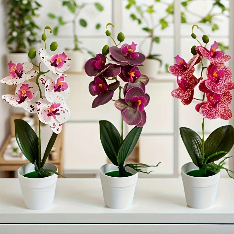 Simulated Flower Color Mixed Color Quantity3Pcs