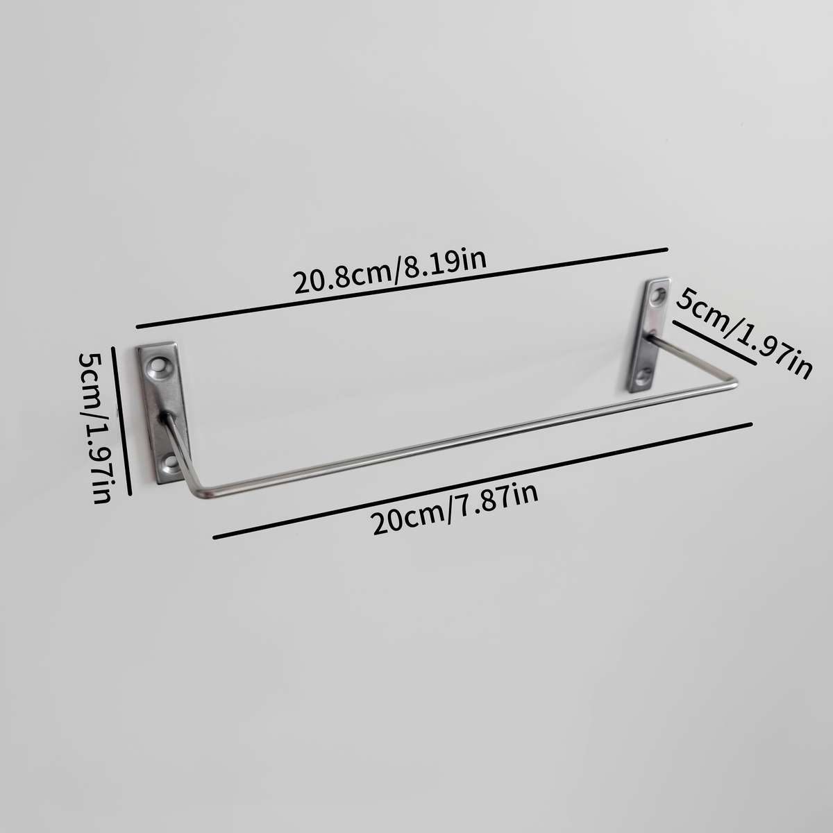 Bathroom Storage Rack Model Metal Hanger  4 Screws