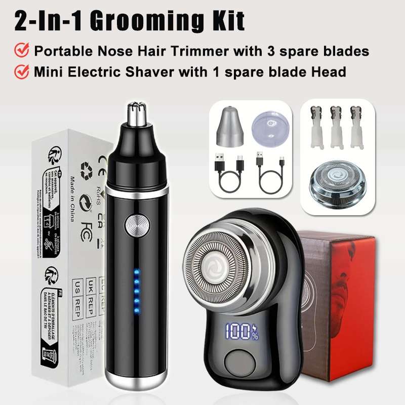 Shaver Color 2  In  1 Set    Spare Blade
