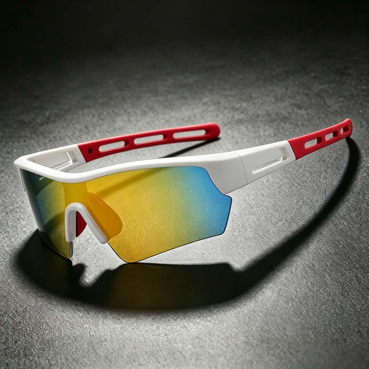 Cycling Glasses Color Black Frame Gray Lens  Glasses Cloth