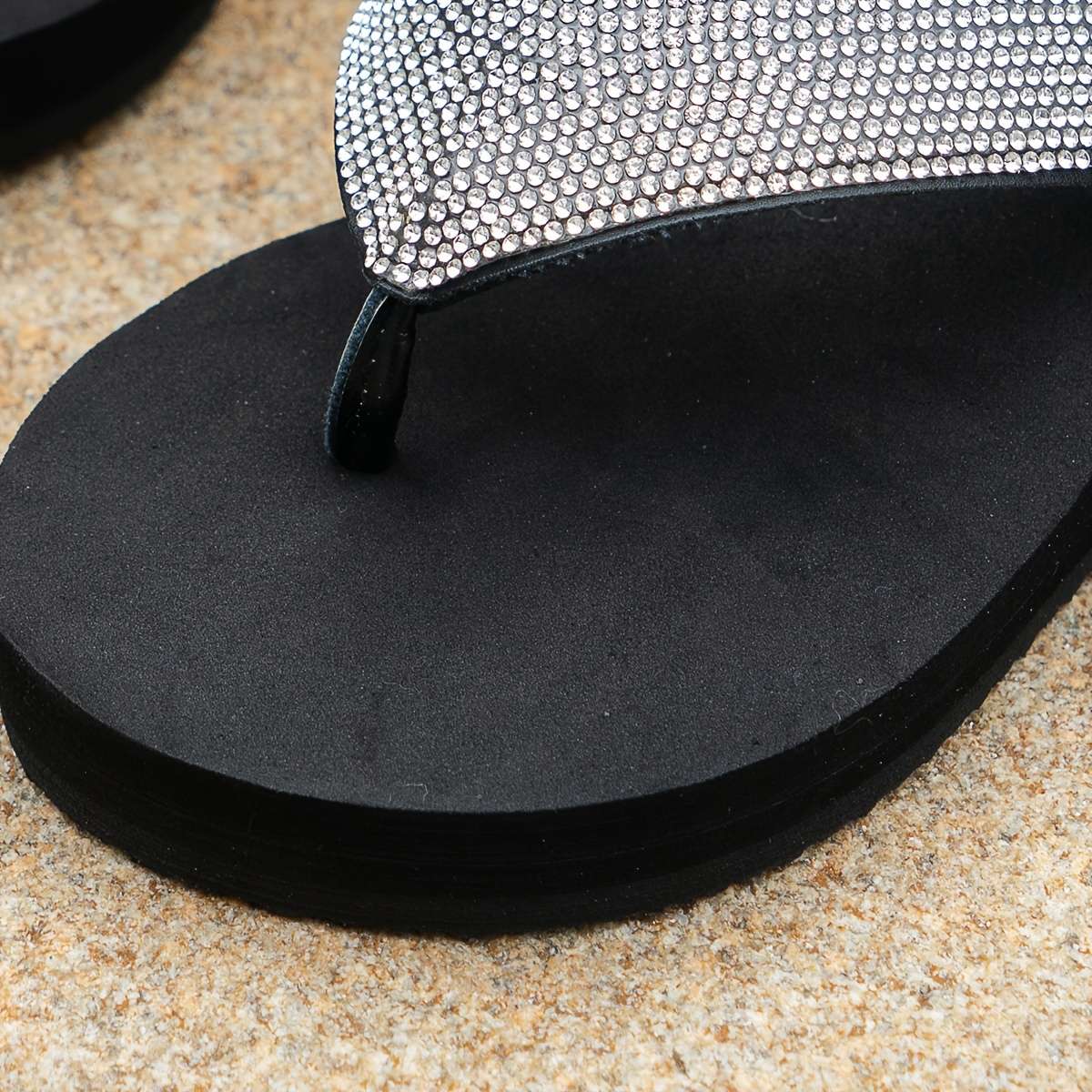 Ladies Summer Flip Flops Black Uk 4