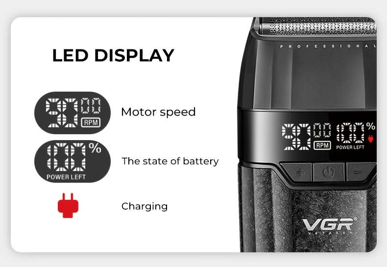 Shaver Color Black Modelv  640S