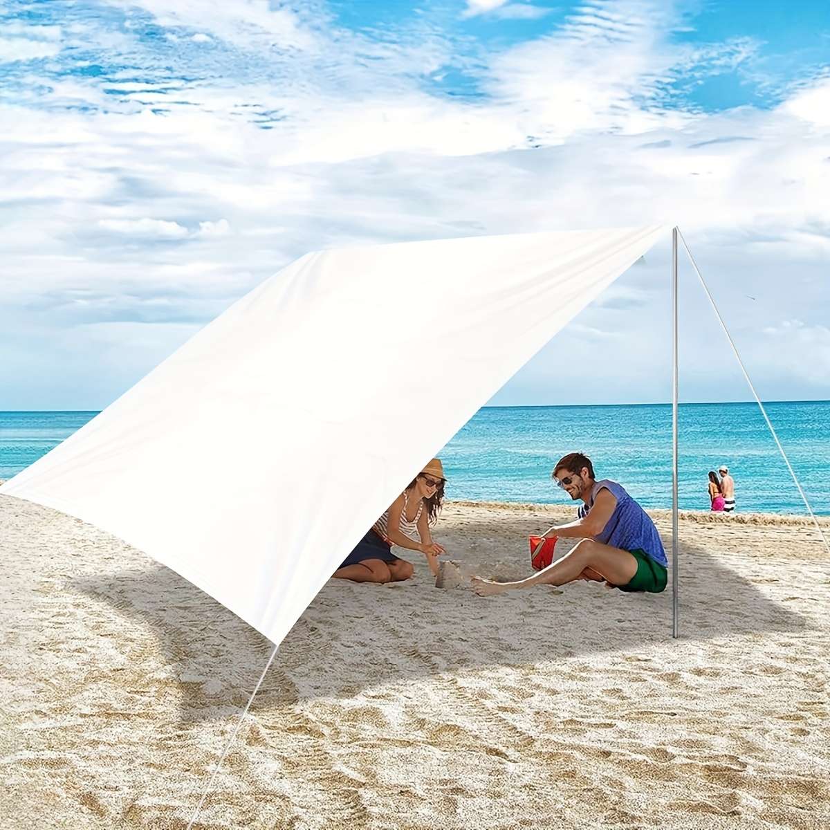 Shade Awning Color White Size78.7X78.7In200X200Cm