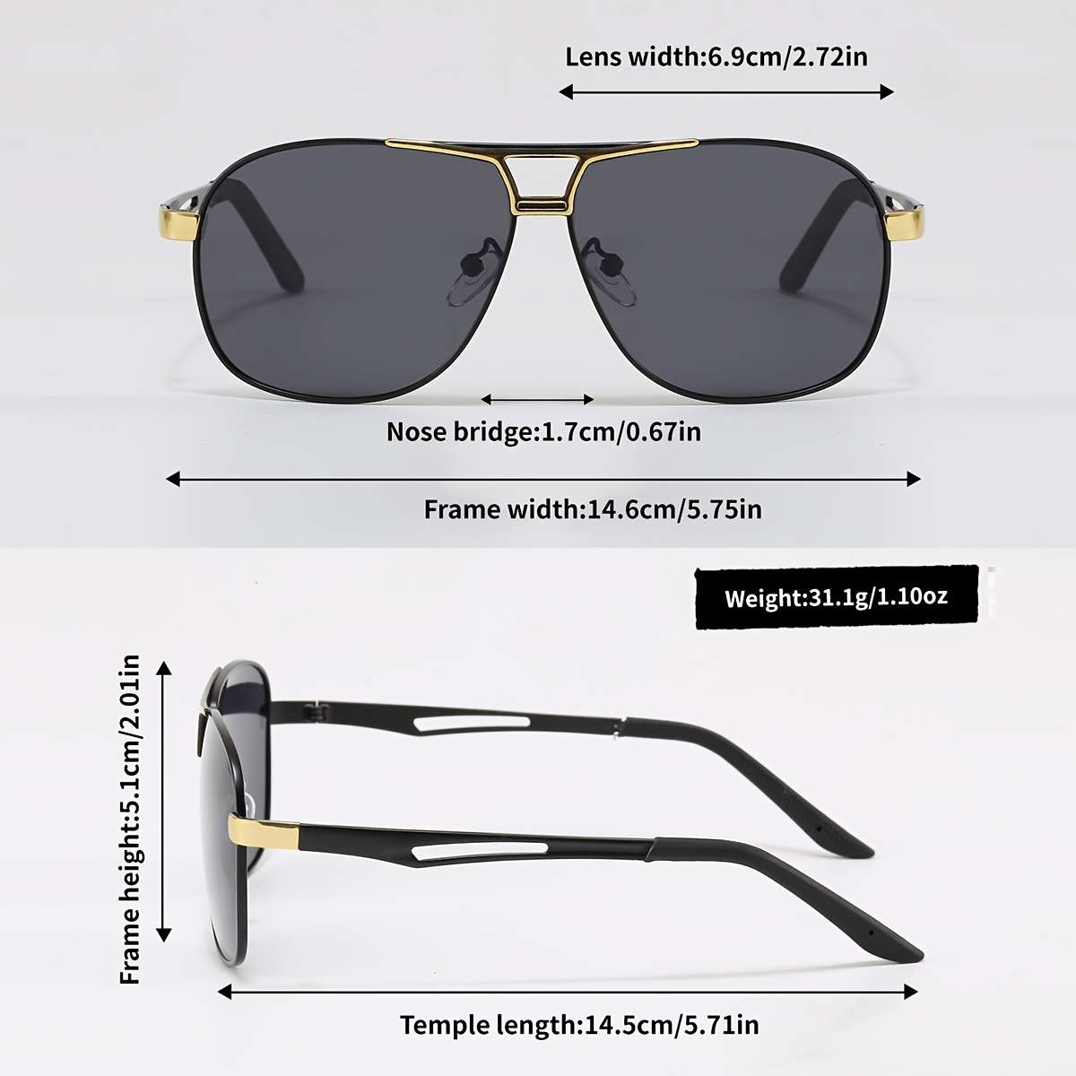 Cycling Glasses Color Black And Silvery Frame Gray Sheet