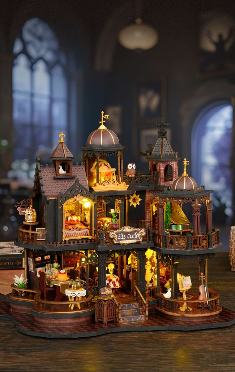 Building Toy Architectural Model Toy Set Style Gothic Edinburgh
