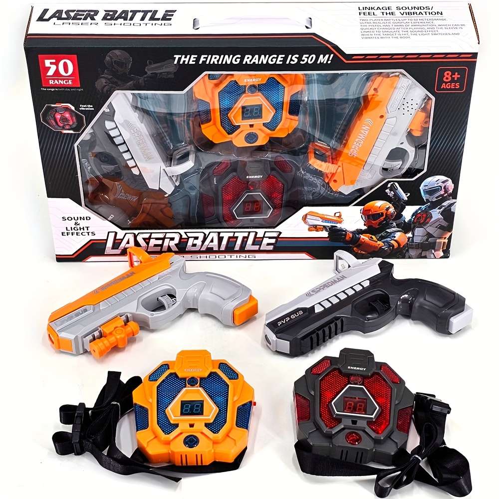 Toy Gun Color Orangegrey Set