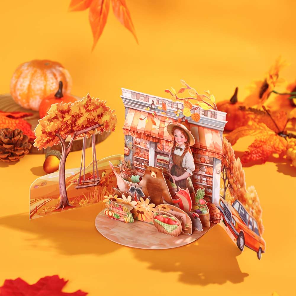 Greeting Cards Style 3D Gift Card