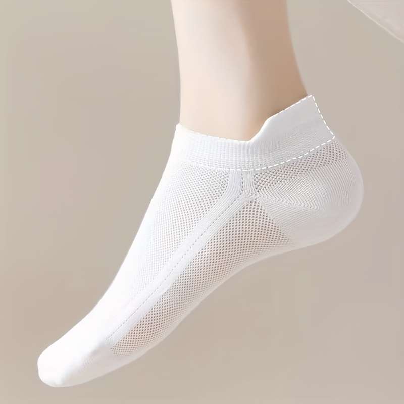 Women S Socks Color 5 Pairs Of White 5Pack Size Onesize