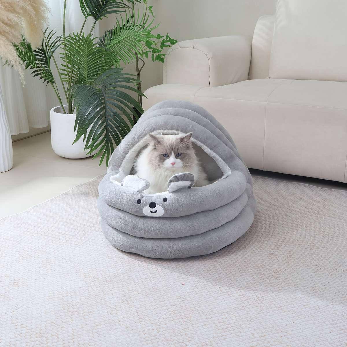 Pet supplies color Grey size L  45x 44x 42cm
