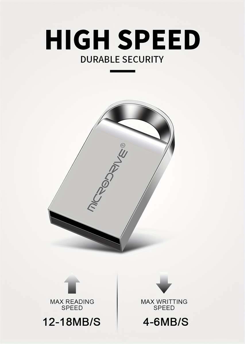 Usb Flash Drive Color Black 2Pcs Storage 4Gb